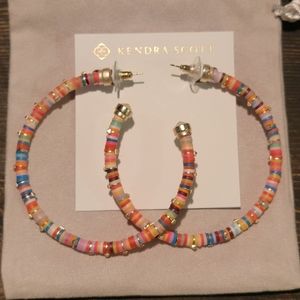 EUC large bright Reece hoops